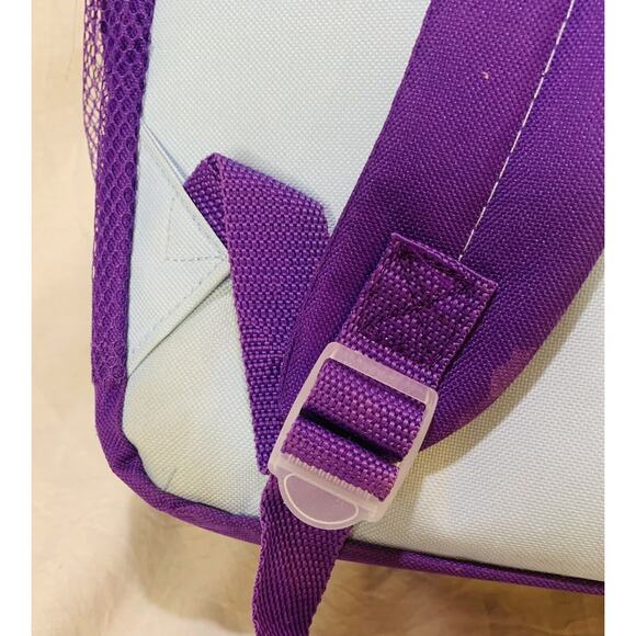 Frozen Backpack Fast Forward Large Blue Purple Glitter Lunch Bag Disney Elsa - Picture 5 of 12